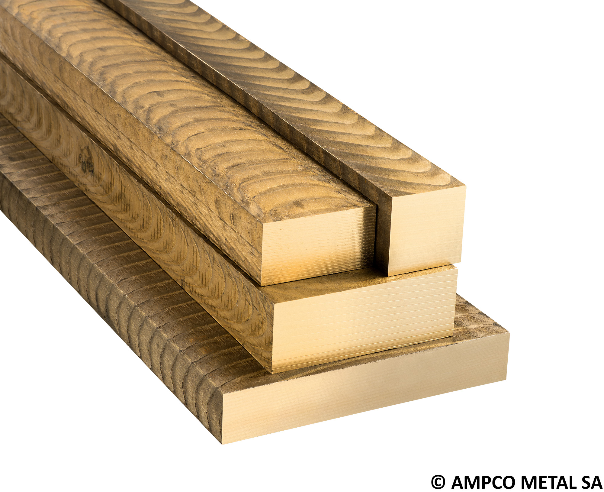 AMPCO® 21 - Bronze Flat Bars - 38.1 x 34 mm